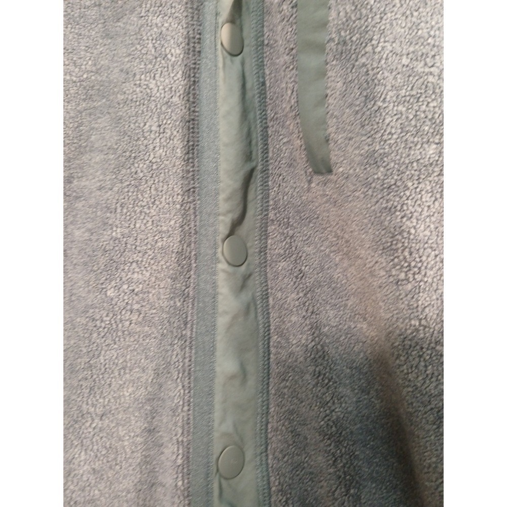 LL Bean Jacket Men's size Large sherpa fleece hybrid snap sweater pile workwear - Picture 9 of 9